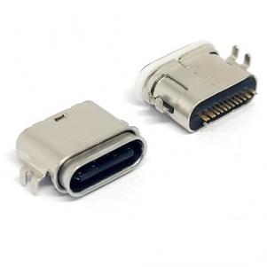 മിഡ് മൌണ്ട് USB ടൈപ്പ്-C 16P IPX7 വാട്ടർപ്രൂഫ് കണക്റ്റർ KLS1-PUB-017
